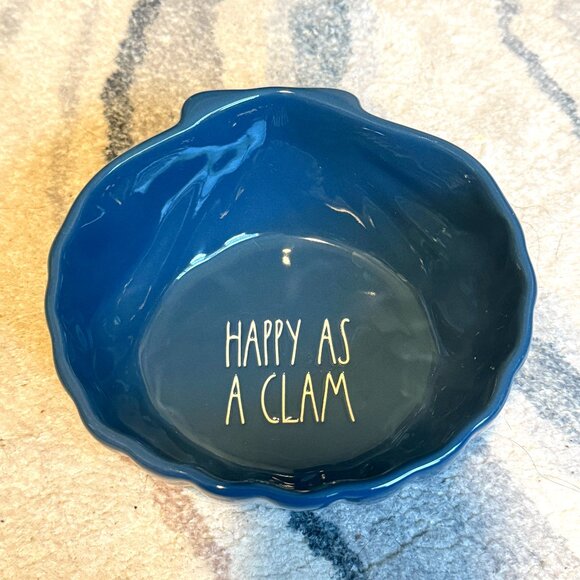 Rae Dunn Happy As A Clam Serving Bowl - Picture 1 of 6